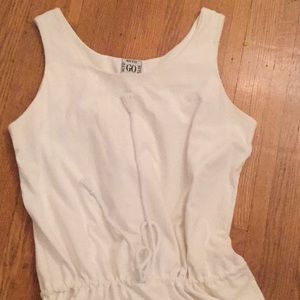 Go Nutz sleeveless cotton dress drawstring XL